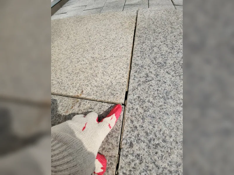 인천 연수구 인테리어 마감보수 - 대리석단차발생 해결 방법 시공 사진 3